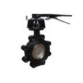 High quality wafer butterfly valves with lever pneumatic actuator